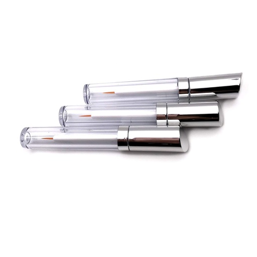 [BRSWGBIOOF7WA2DK] 2pcs 5ml Acrylic Multi-functional Empty Eyelashes Tube Eyeliner Vials Bottle Containers with Wand Applicators Best for Eyelash/Eyebrow Growth Serum Castor Oil