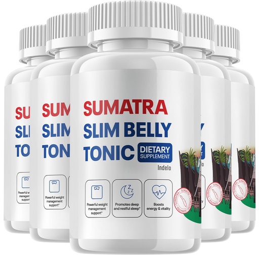 [BRSROBA3OEPBMYL2] (5 Pack) Sumatra Slim Belly Tonic - Slim Belly Dietary Supplement, Sumatra Slim Belly All-Natural Pills, Sumatra SlimBelly Reviews (300 Capsules)
