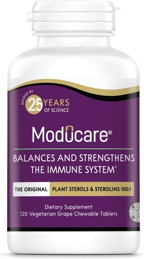 [BRSWIYQMDNYBUAIV] Moducare Daily Imune Support, Plant Skol Dietary Supplement, Grape flashored, 120 chewable tablet