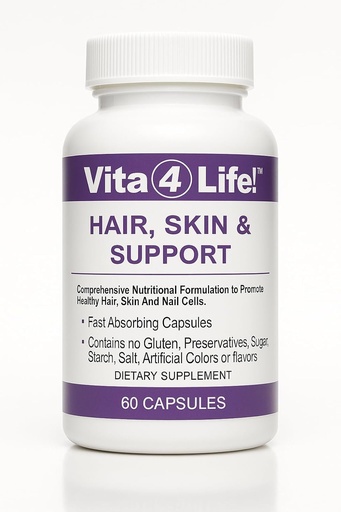 [BRSWI2QIOMPWCCA5] Vita4Life!® Biotin 2000mcg + MSM Hair Growth Vitamins for Women & Men | Hair, Skin & Nail Support Supplement with Vitamin A, E, Zinc | Fast Absorbing Capsules, 60 Count, 30-Day Supply
