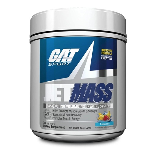 [BRSWGYY3O4DRYAYZ] GAT SPORT JetMass Fact-Acting Volumizing Creatine System, 30 Servings (Tropical Ice)