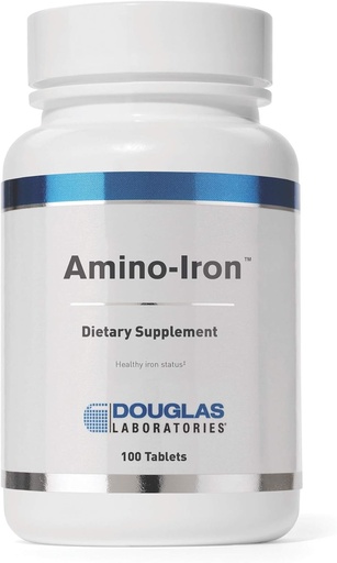 [BRSWIYT3PMDWA2IV] Douglas Laboratories Amino-Iron | Highly Absorbable Iron/Amino Acid Supplement | 100 Tablets