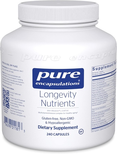 [BRSWIYAIAENRKHTI] Saf Encapsulations Longevity Nutrients - Capsules