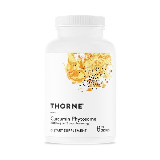 [BRSWKFTRCV4WG3DY] THORNE - Curcumin Phytosome 1000 mg (Meriva) - Clinically Studied, High Absorption - Supports Healthy Inflammatory Response in Joints, Muscles, GI Tract, Liver, Brain & Nerves* - 60 Servings