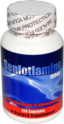 [BRSWIYLZB4DQGDTI] Benfotiamín 150 Mg 120 Caps