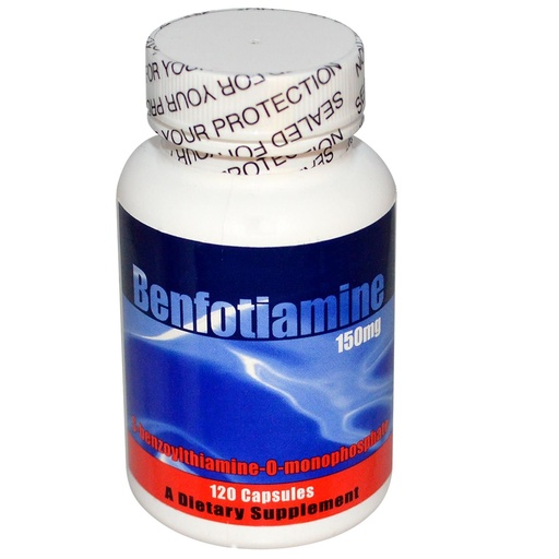 [BRSWIYLZB4DQGDTI] Benfotiamine 150 Mg 120 Caps