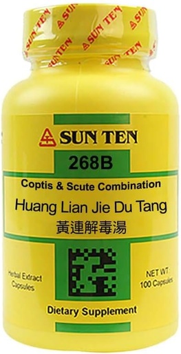 [BRSWIGQCOMCGCEY7] Sun Ten - Coptis & Scute Combination Capsules / Huang Lian Jie Du Tang / 黃連解毒湯