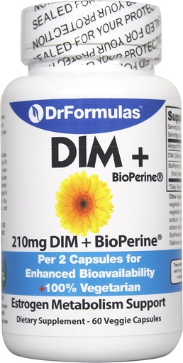 [BRSWKHY4OUPWOCD7] DrFormulas DIM Supplement for Women & Men | Complex Detox Plus BioPerine Diindolylmethane