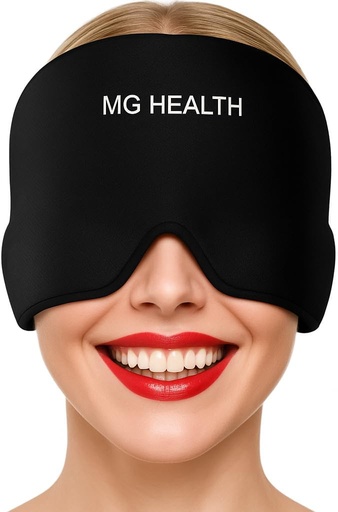 [BRSROCQCOYCWC23K] Migraine Relief Cap – Soothing Ice Pack Hat with Cooling Gel for Headaches, Tension, Stress, and Hangovers