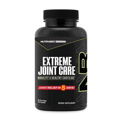 [BRSWIHYDOMNQKEQ3] NutraBio Extreme Joint Care - Joint Support Supplement - Joint Health Supplement, Supports Joints, Mobility, and Cartilage - 120 Capsules