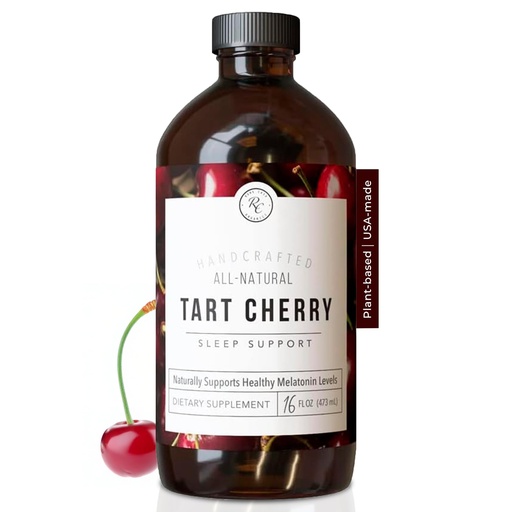 [BRSWYGQ3OR5WYHQY] Rowe Casa Organics Tart Cherry Organic Sleep Support with Valerian Root, Supports Sleep Cycle Regulation and Muscle Recovery (16 Fl Ounces)