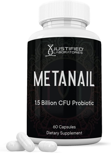 [BRSROYA7CEPR6EY2] Justified Laboratories Metanail 1.5 Milyar CFU Probiyotik Nail Support 60 Capsules