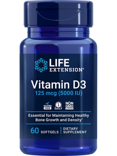 [BRSRAYYYBMCBOFDX] Life Extension DHEA 25mg Hormone Balance & Vitamin D3 5000IU Bone Health - 100 Capsules & 60 Softgels