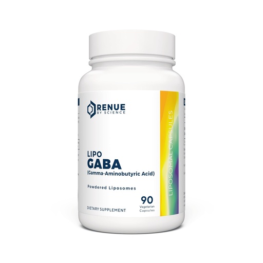 [BRSROCD7CIPBSG3B] Renue By Science GABA | High Strength Liposomal GABA Supplements | 90 GABA Capsules - 300mg Gamma-Aminobutyric Acid per Serving | Non-GMO | Made in the USA Third-Party Tested