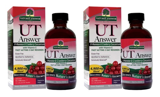 [BRSWKGI5DIGR2GT6] Nature's Answer Urinary Tract Health | Fast Acting Three-Day Regimen | Cranberry Flavor Dietary Supplement | Alcohol-Free, Gluten-Free, Not Tested on Animals & Vegan 4oz (2 Pack)