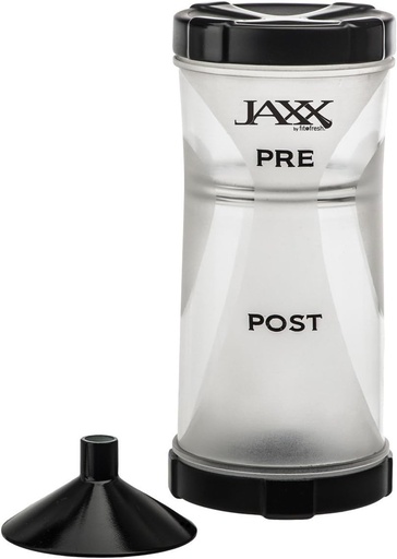 [BRSWIEYQOANRUHI5] Fit & Fresh Jaxx Powder Pack, Contenitore conveniente per prendere polvere proteica e integratori sul Go, 12 oz