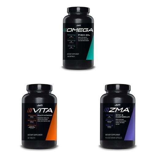 [BRSROYAQAAJRYF33] JYM Supplement Science Omega JYM Fish Oil + Vita JYM Sports Multivitamin & Mineral Support ZMA