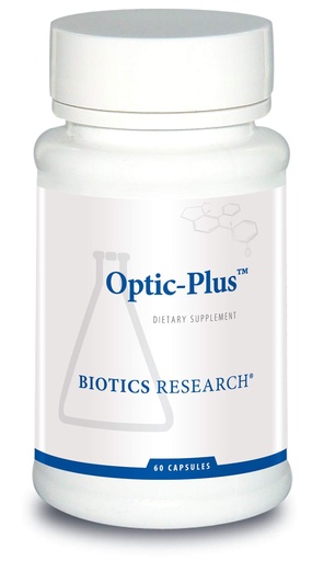 [BRSWIEAECYHWMCQ7] BIOTICS RESEARCH Optic Plus Eye Vitamin & Mineral Support Supplement with Lutein and Zeaxanthin, Healthy Retinal Tissue and Vision 60 Capsules