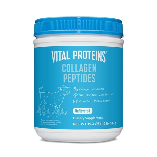 [BRSWGGTROYJRAFLK] Vital Proteins, Unflavored Collagen Peptides, 19.3 Ounce