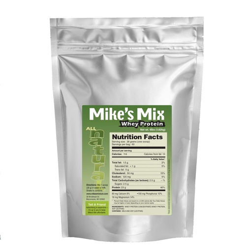 [BRSWIEL4CMGQI2YV] Mike's Mix All-Natural, Unflavored Whey Protein Concentrate (4 lbs)