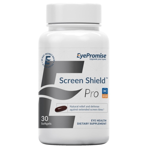[BRSWGBQOAVYRYHLV] EyePromise Screen Shield Eye Vitamin - 30-Count, 30-Day Supply - Eye Supplement with Omega 3s, Zeaxanthin, Lutein, Bilberry, Zinc & Vitamins for Tired, Strained Eyes