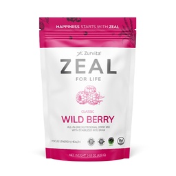 Zurvita - Zeal for Life 30-Day Wellness Bag - Wild Berry (Classic) - Nutritional Supplement for Vitality, Immunity, and Wellness - 420 Grams