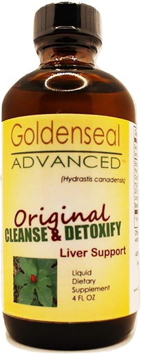 [BRSWYGIBC4IBOCLP] Goldenseal Cleanse & Detoxify Liquid Dietary Supplement | Liver Support | 4 oz. | Hydrastis Canadensis | Farm Direct | Pack of 1