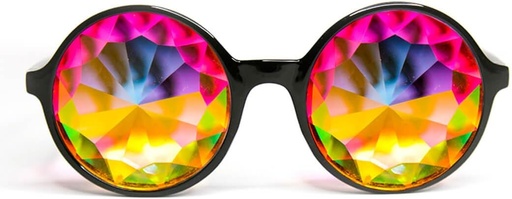 [BRSWYFQTCVYAECAY] GloFX Xtra Lite Kaleidoscope Glasses | Lightweight Glass Crystal EDM Festival Diffraction Glasses