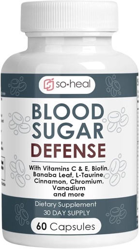 [BRSRA2Q3CAFRGG3G] Sugar Shield Defense Supplement - Κανέλα, Χρώμιο, Βανάδιο, Τριπλή Προστασία για την Καρδιά, Μεταβολισμός, Ενέργεια - 60 Κάψουλες, Κατασκευασμένο στις ΗΠΑ