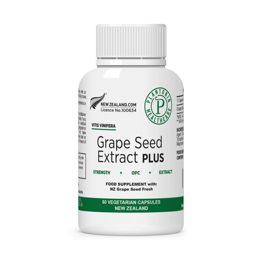 [BRSWYHD5BYCW2AI6] Grape Seed Extract Plus-Vitis Vinifera (60 Capsules)- Strength, 60 Vegan Capsules, Polyphenols (Proanthocyanidins), Potent, 2 Month Supply, Non-GMO and All-Natural
