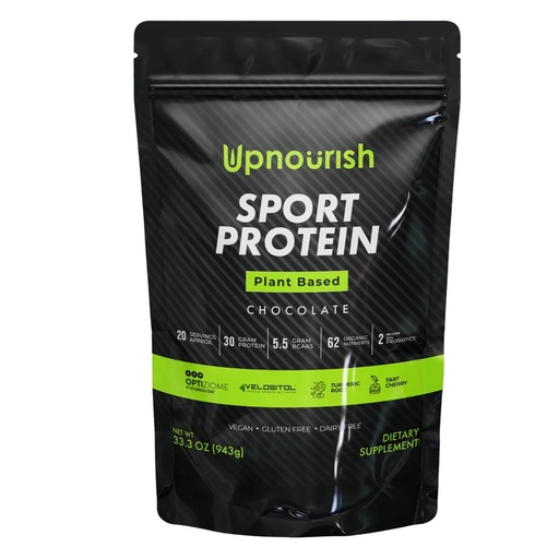 [BRSRA2Y7AB7WGALH] Vegan Sport Protein Powder Chocolate 20 servings – 30g Plant Based Protein, VELOSITOL, BCAAs, Organic Greens & Fruits, Probiotics, Tart Cherry for Post Workout Recovery, Inform Sports Certified Keto