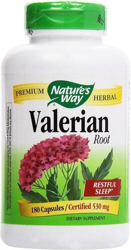 [BRSWIY3ZAEJQKE3E] Nature's Way Valerian Root, (Gelatin) Capsules 180 ea