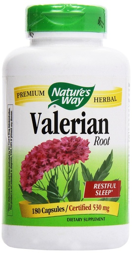 [BRSWIY3ZAEJQKE3E] Valerian Root 530 mg by Nature's Way 100 Capsules 180 AD