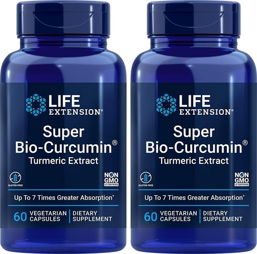 [BRSWIBIIB55WYYLC] Prolongation de la durée de vie Bio-Curcumine Elite 400 mg 60 Capsules végétariennes (2 Pack)