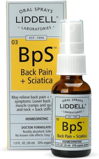 [BRSWIY35OEGRWDQZ] Spray de dor nas costas homeopática Liddell, 1 onça