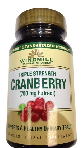[BRSWIZTYO4ARU33Y] Vitamins Cranberry 750 Mg Caps 30's Windmill