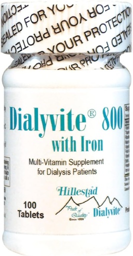[BRSWGEDQBMIGED32] Dialyvite 800 with Iron - 100 Tablets