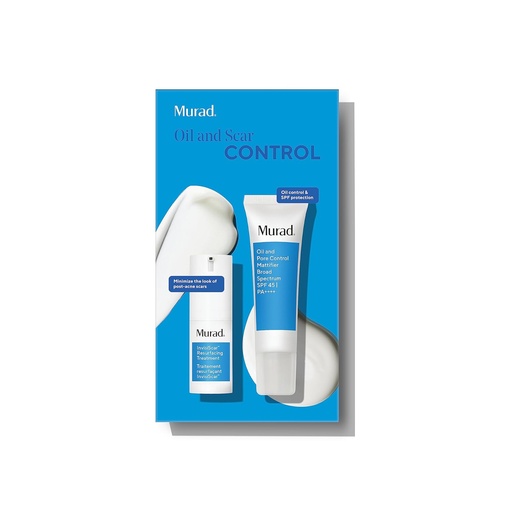 [BRSRMEIYBUNWCA3P] Murad Oil & Scar Control Value Set - 2-Piece Full-Size Set $87 Value - InvisiScar & Oil Pore Control Mattifier
