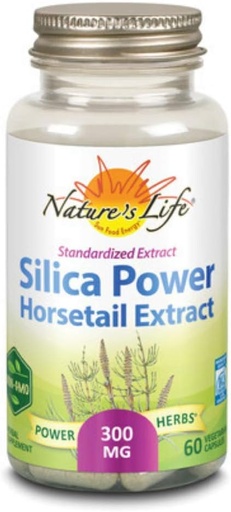 [BRSWIGAHAEDGCET6] Nature's Life Silica-Powder Capsules | 60 Count