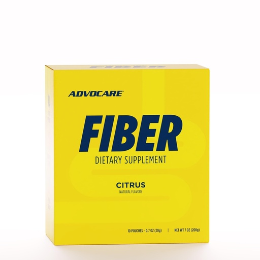 [BRSWICT7OUNWAA3U] AdvoCare Fiber Dietary Supplement - Daily Fiber Powder Supplement with Soluble & Insoluble Fiber - Fiber Blend Includes Psyllium Husk & Citric Acid - Supports Digestive Health* - Citrus, 10 Pouches