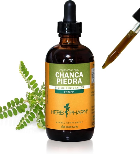 [BRSWIAQBCUGQA2TO] Herb Pharm Chanca Piedra Extracto líquido para el soporte del sistema urinario - 4 onzas