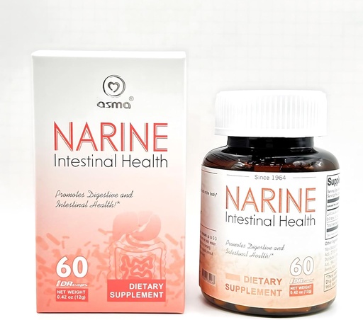 [BRSRMAY6CQMB4CTO] Asma Narine Intestinal Health Probiotic Supplement 60 Capsules Lactose Free