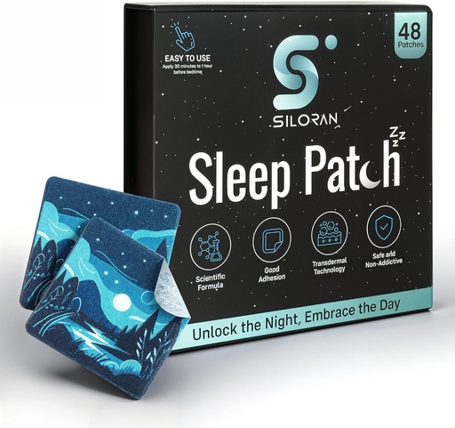 [BRSROCA2AEFQG2DD] Premium Sleep Patches (48 Days Supply), Sleeping Patch for Adults: Extra Strength Help Melatonin Extended Release, Natural Well Aid to Support Women, Kid Have Night Sweet Dream