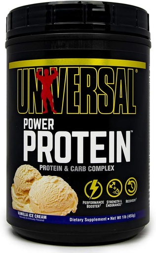 [BRSWIYQTPJ4RACY3] UniversalNutritionPowerProtein,Vanilla,1-Pounds