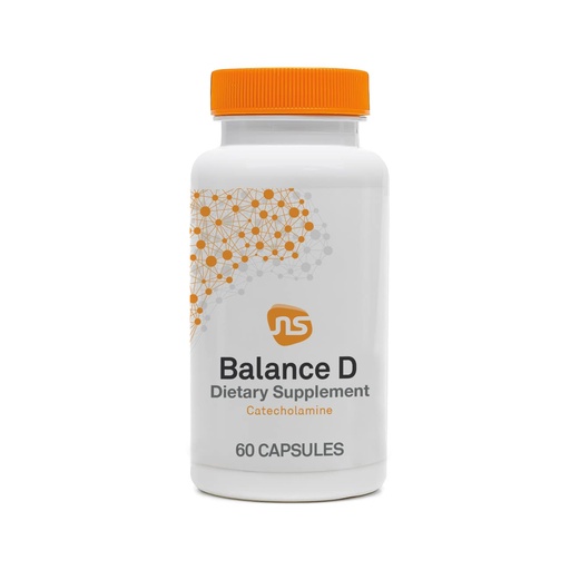 [BRSWIYAQBMFA4ALO] NeuroScience Balance D - Mood Support Supplement for Energy, Focus & Brain Health - Vitamin B6, Folate & More - Aid Dopamine Synthesis for Healthy Craving Control & Cognition (60 Capsules)