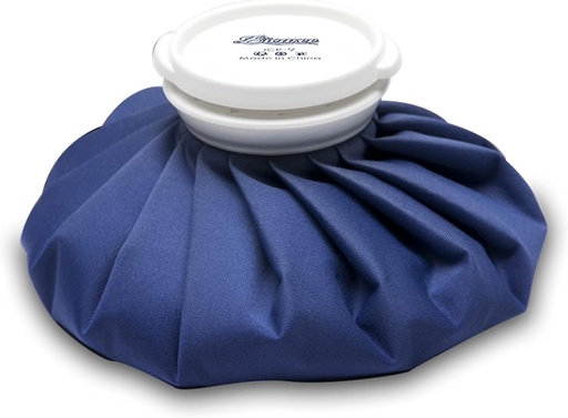 [BRSW2HA3OF6WYEQ4] BICAREE Ice Pack for Injuries Reusable, Ice Bags Hot Water Bag for Hot & Cold Therapy and Pain Relief with Cover, No-Leak Elastic Breathable Ice Bag, Size 9"