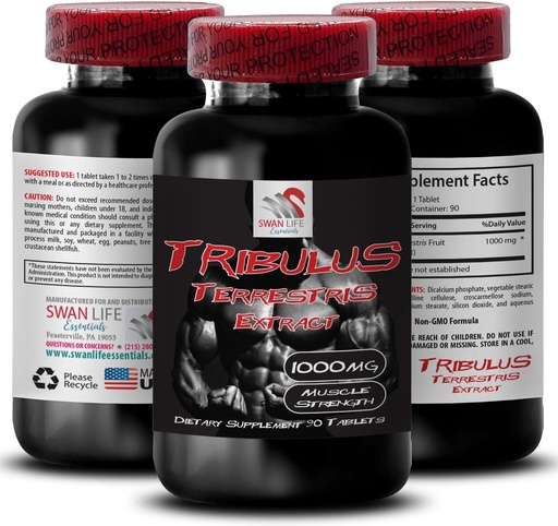 [BRSRAGANCAIRMCLJ] Sstamina รองรับสูตร - TRIBULUS TERRESTRESTRIS ExTRACT Power Reccess, Power Assoft Bleand, Pical Boost, Plan-Proated Emporation, Resource, ความแข็งแกร่งและพลังงานใช้งาน 1 Bot 90Tab