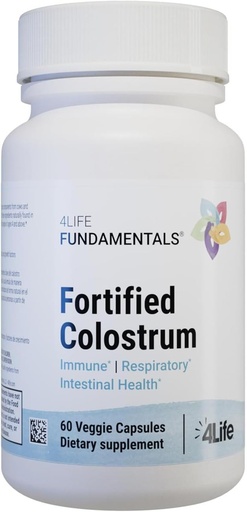 [BRSROYL6CEBA4FAY] 4Life - Fortifikovaný Colostrum - Bovine Colostrum Veggie Kapsule od Immune, Absorpcia, Respiratory and Brain Function Support with Lactoferrin, Lactalbumin, and Milk Fat Globule Membrána - 60 Kapsule