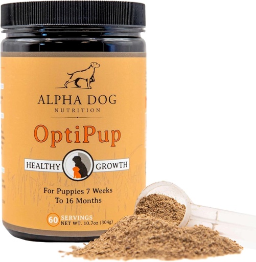 [BRSROZYQOQBBECI4] Alpha Dog 营养 OptiPup All-in-1 Pupy 多维他明包含31种超食品,包括用于消化支持的Probiotics和Prebiotics,皮肤和免疫健康,以及优化生长(60种服务).