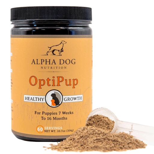 [BRSROZYQOQBBECI4] Alpha Dog Nutrition OptiPup All-in-1 Puppy Multivitamin Contains 31 Superfoods Including Probiotics and Prebiotics for Digestive Support, Skin & Immune Health, and Optimum Growth (60 Servings)